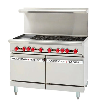 American Range AR-12G-6B 48" Gas Range with Griddle