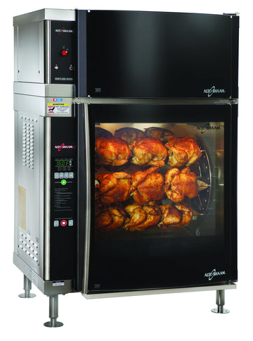 Alto-Shaam AR-7EVH Ventless Hood Electric Rotisserie - Flat Glass Door