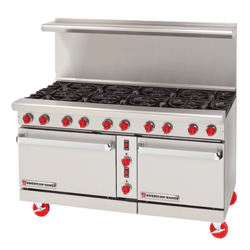 American Range ARGF-10-CL 60in Gas Range 10 Burner Oven