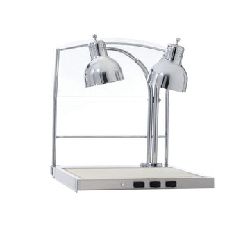 Alto-Shaam CS-200/S Double Lamp Carving Station with Sneeze Guard
