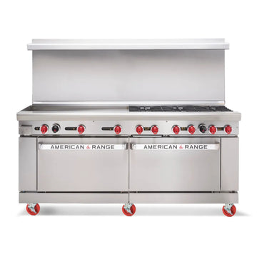 American Range AR-24G-8B-DSB 72" Gas Restaurant Range