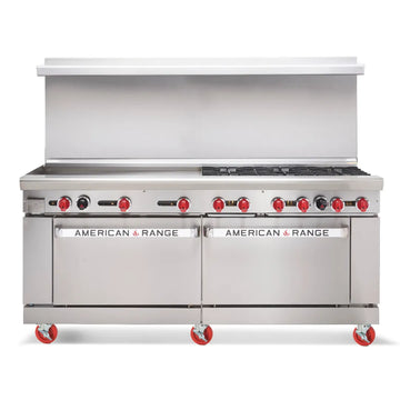 American Range AR-48G-4B-CL-SBR 72" Gas Restaurant Range