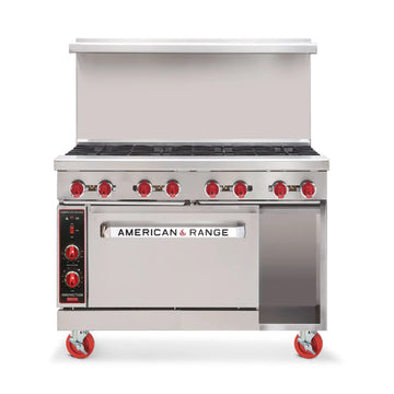 American Range AR-4B-24RG-DSB 48" Gas Restaurant Range