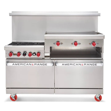 American Range AR-6B-24RG-CC 60" Gas Restaurant Range