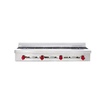 American Range ARSHP-48-4 Gas Countertop Hotplate 48"