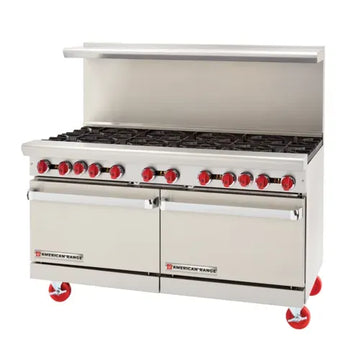 American Range AR-12G-8B-CL-126R 60" Gas Restaurant Range