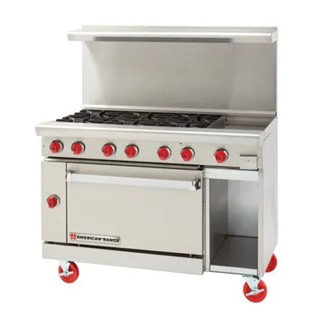 American Range AR-24G-4B-126L-SBR 48" Gas Restaurant Range