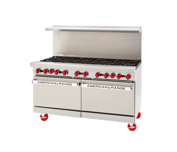 American Range AR-12G-8B 60" Heavy Duty Gas Restaurant Range