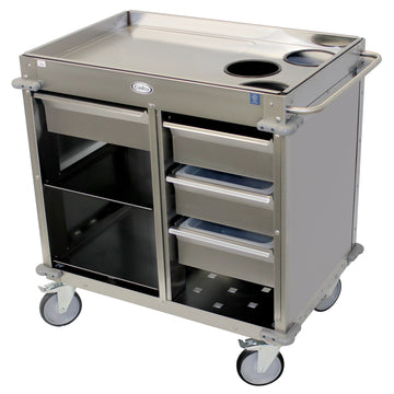 Cadco BC‑4 Rear Loading Beverage Cart