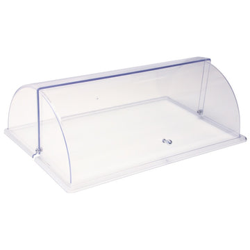 Cadco C‑DPF2‑HD Clear Tritan™ Rolltop Lid