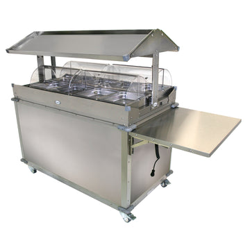 Cadco CBC‑GG‑4 4‑Heated Bay Grab & Go Cart