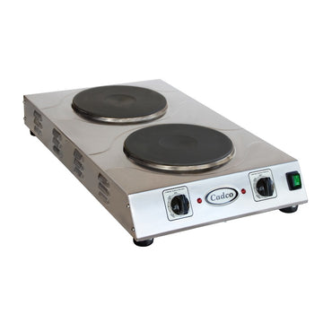 Cadco CDR‑3K 220V Double Cast Iron Hot Plate