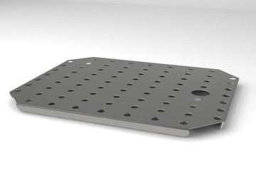 Cadco CDT‑2 Stainless Steel Half‑Size False Bottom for Steam Pans