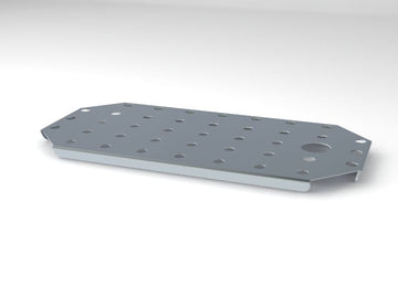 Cadco CDT‑3 Stainless Steel Third‑Size False Bottom for Steam Pans
