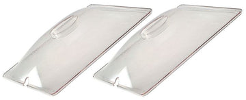 Cadco CL‑2 Clear Half Size Dome Lids Pack