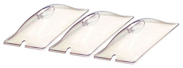 Cadco CL‑3 Third Size Clear Dome Lids Pack