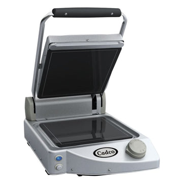 Cadco CPG‑10F 120V Single Clamshell Grill