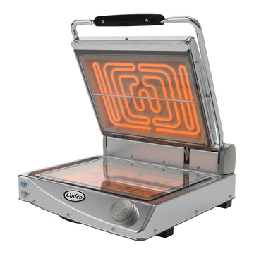 Cadco CPG‑15FC(120) Commercial Clamshell Grill
