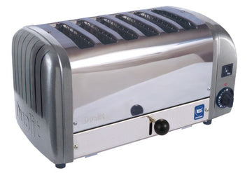 Cadco CTW‑6M 220V 6‑Slot Standard Toaster