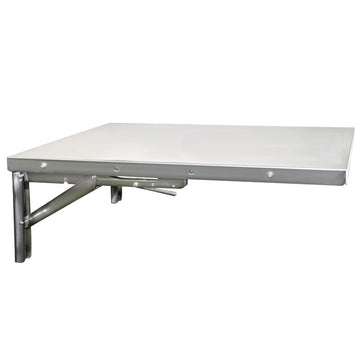 Cadco FUS‑1R Right Flip‑Up Stainless Steel Shelf (Food & Grab‑Go Carts)