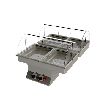 Cadco GG‑HT2 2‑Bay Heat Package for CBC‑GG‑B2 Food Carts