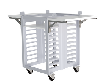 Cadco OST‑34A‑C‑FUS Oven Stand for Half Size Cadco Ovens