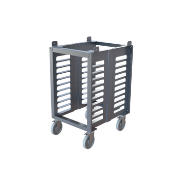 Cadco OST‑34A‑C Heavy‑Duty Stand w/ Wheels for Half‑Size Ovens
