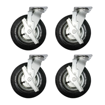 Cadco PW‑4 Outdoor Pneumatic Wheels Kit (4‑Wheel Set)