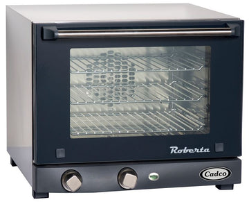 Cadco OV‑003 Stainless Quarter‑Size 3‑Shelf Medium Duty Oven