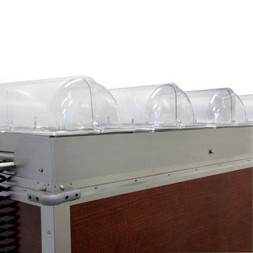 Cadco SS‑54 Stainless Steel Safety Shield for CBC‑GG‑4 & CBC‑GG‑B4 Carts