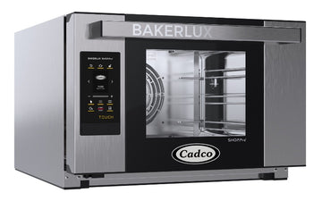 Cadco XAFT‑03HS‑TD Bakerlux Half‑Size 3‑Shelf Touch Convection Oven
