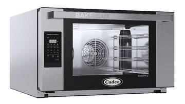 Cadco XAFT‑04HS‑TR Bakerlux Half‑Size 4‑Shelf Touch Convection Oven