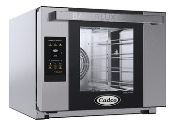 Cadco XAFT‑04HS‑TD Bakerlux Half‑Size 4‑Shelf Touch Convection Oven